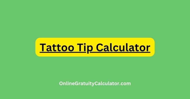 Aggregate 76 tattoo tip calculator latest  thtantai2