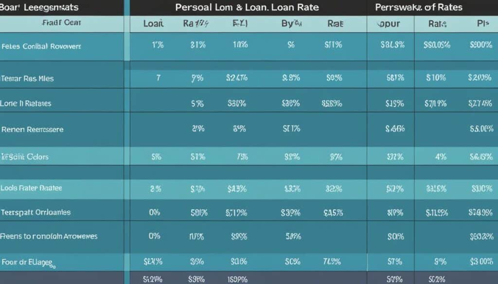 Personal Loan Rates and Term Comparison